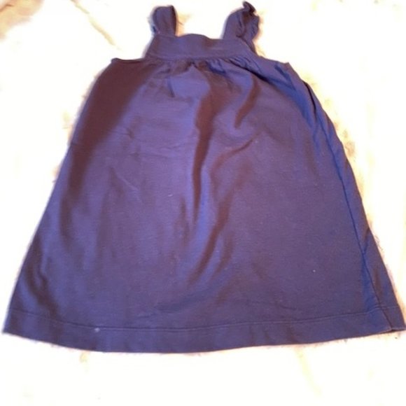 2 / $20 Carter's Blue Jumper Dress with Flowers Size 4 - Picture 4 of 7